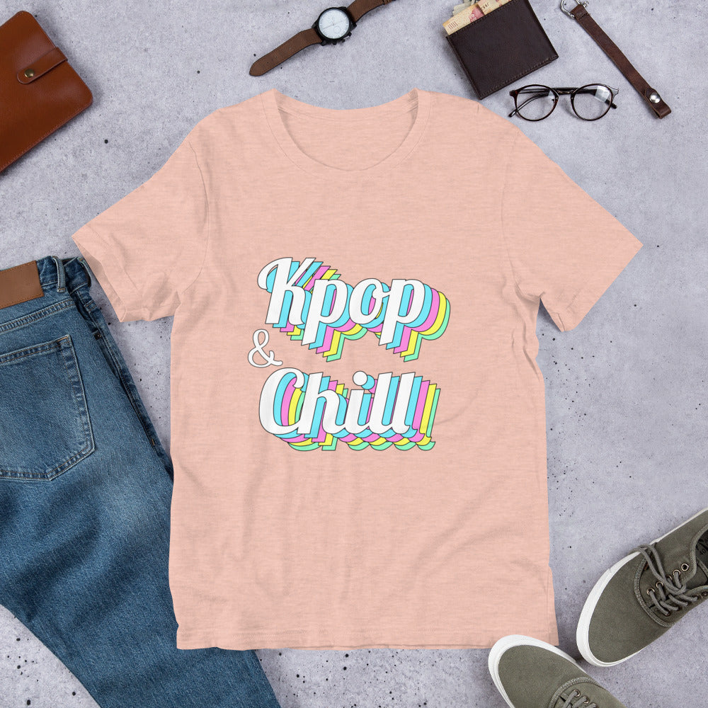 Kpop T-shirt, Kpop and chill T-shirt, Short-Sleeve Unisex Kpop T-Shirt - SD-style-shop