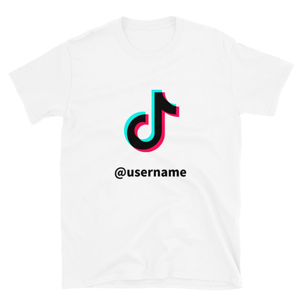 TikTok T-Shirt with custom username - SD-style-shop