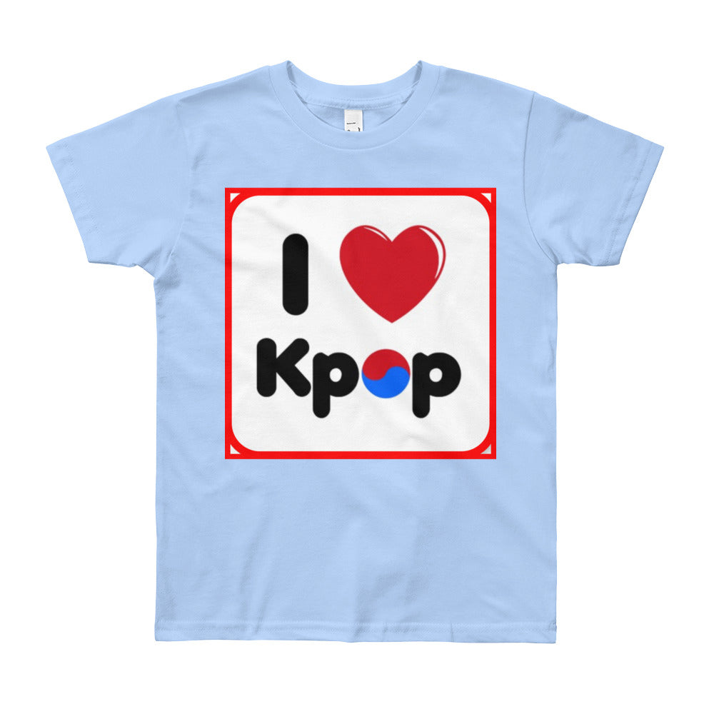 I love Kpop kids Short Sleeve T-Shirt - SD-style-shop