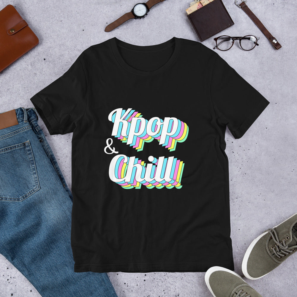 Kpop T-shirt, Kpop and chill T-shirt, Short-Sleeve Unisex Kpop T-Shirt - SD-style-shop