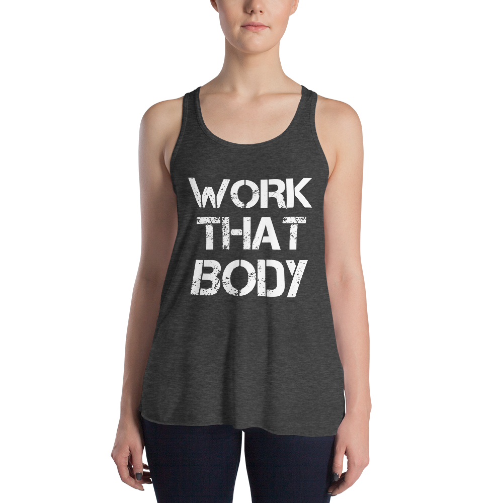 Work That Body Flowy Racerback Tank - SD-style-shop