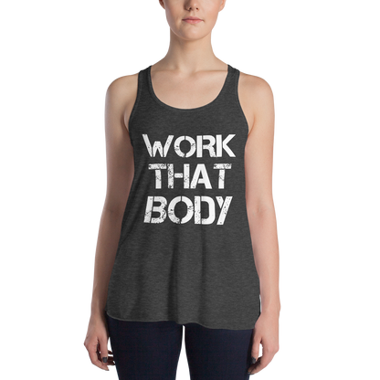 Work That Body Flowy Racerback Tank - SD-style-shop