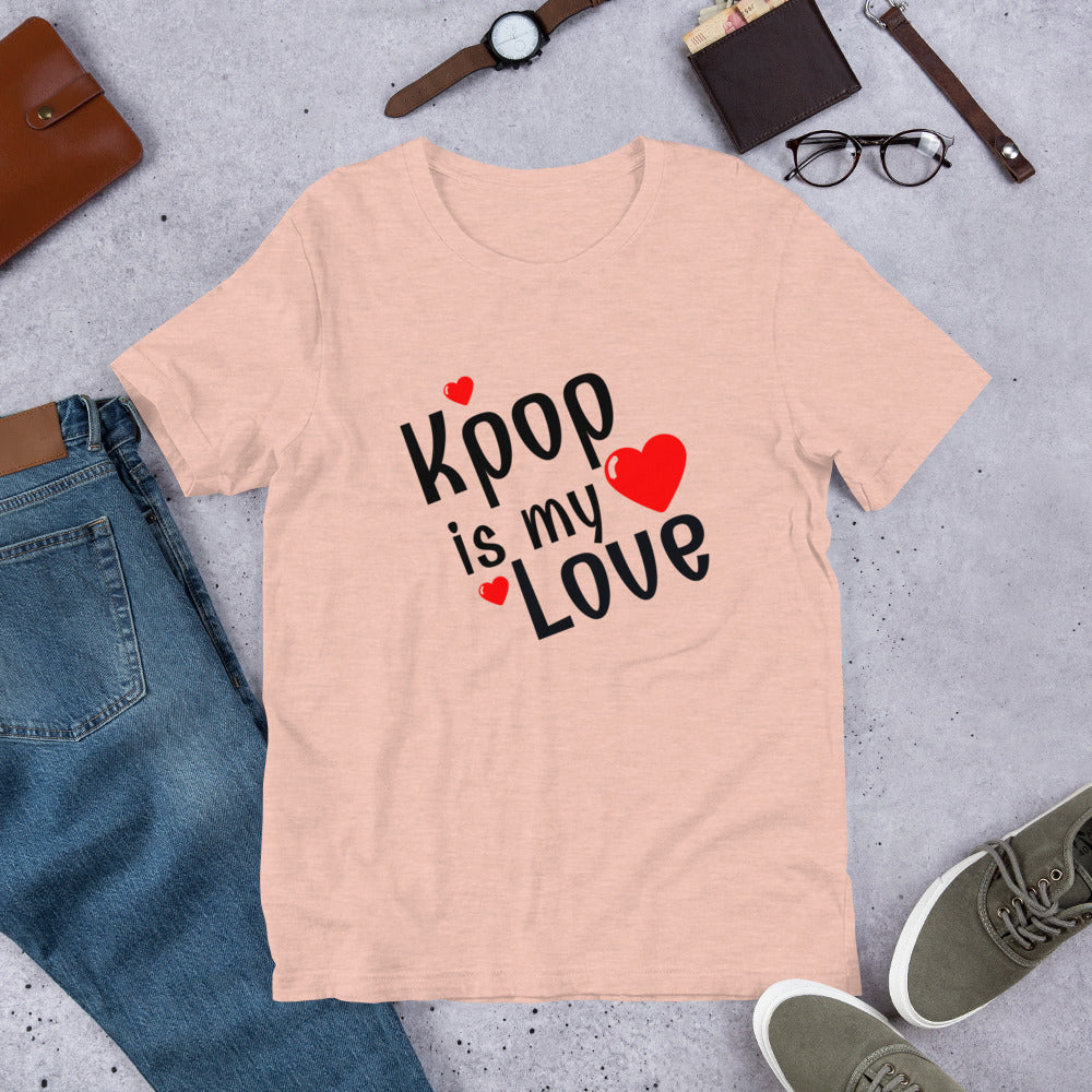 Kpop T-shirt, Kpop is my love, Kpop shirt, Short-Sleeve Unisex T-Shirt - SD-style-shop