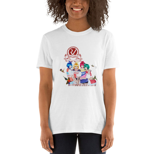 Red Velvet Kpop tee, redvelvet logo, Short-Sleeve Unisex Kpop T-Shirt - SD-style-shop