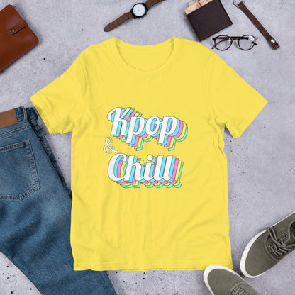 Kpop T-shirt, Kpop and chill T-shirt, Short-Sleeve Unisex Kpop T-Shirt - SD-style-shop