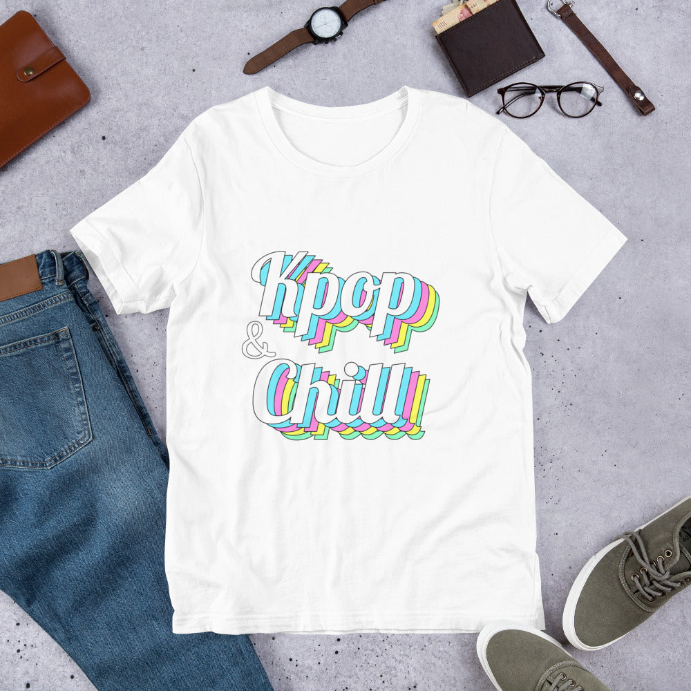 Kpop T-shirt, Kpop and chill T-shirt, Short-Sleeve Unisex Kpop T-Shirt - SD-style-shop