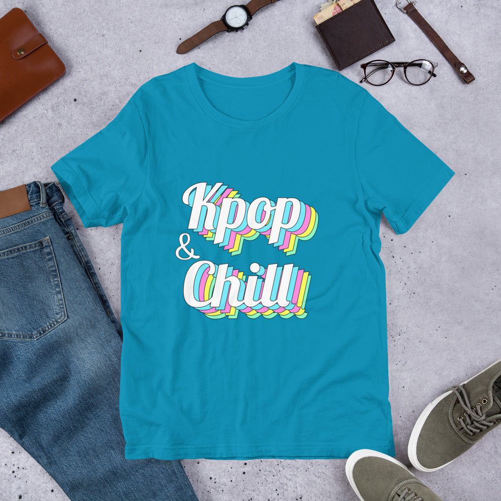 Kpop T-shirt, Kpop and chill T-shirt, Short-Sleeve Unisex Kpop T-Shirt - SD-style-shop