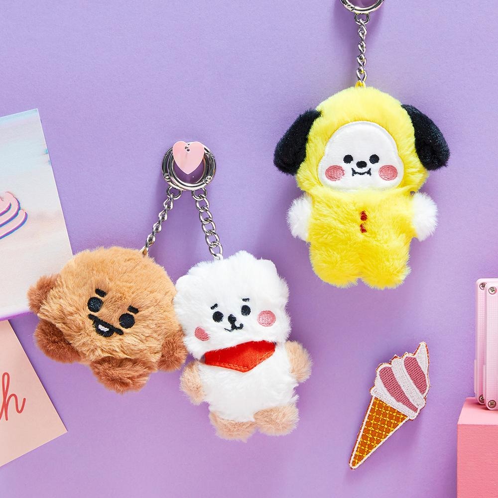 Super Soft BT21 Plush Keychain - SD-style-shop