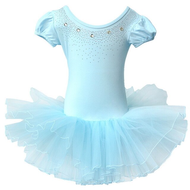 Blue Sparkle Ballet leotard with tutu - SD-style-shop