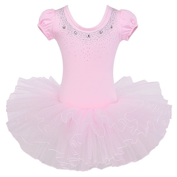 Pink Sparkle Ballet leotard with tutu - SD-style-shop