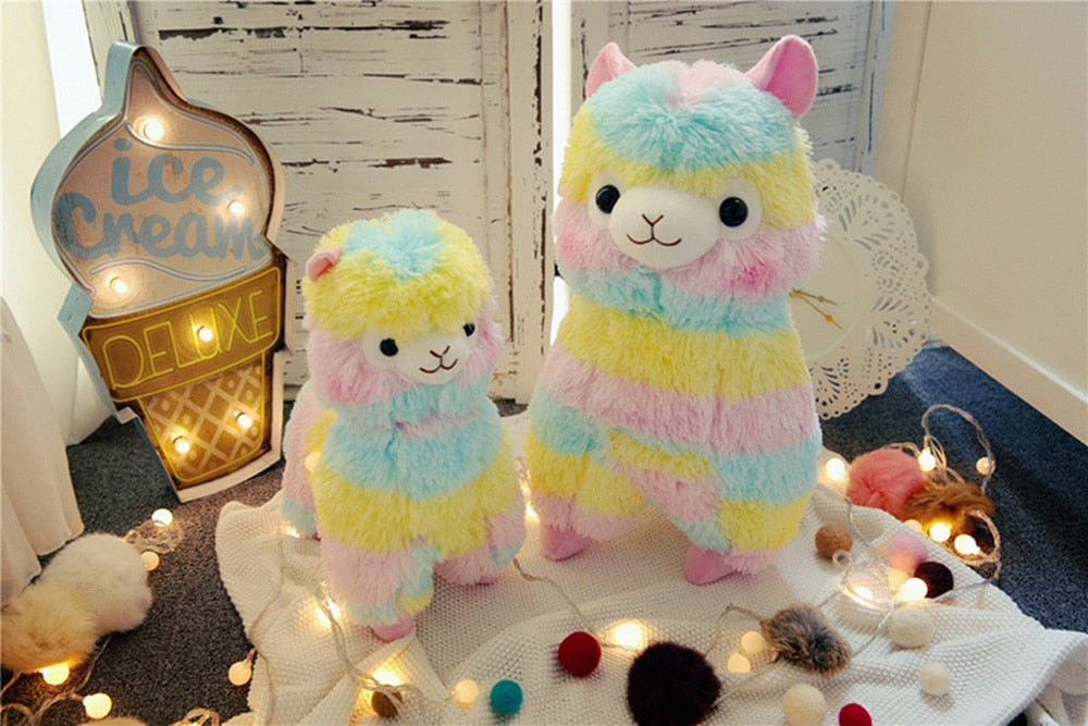 Rainbow Alpaca Plush Toy - SD-style-shop