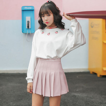 Kawaii sweater with peaches - SD-style-shop