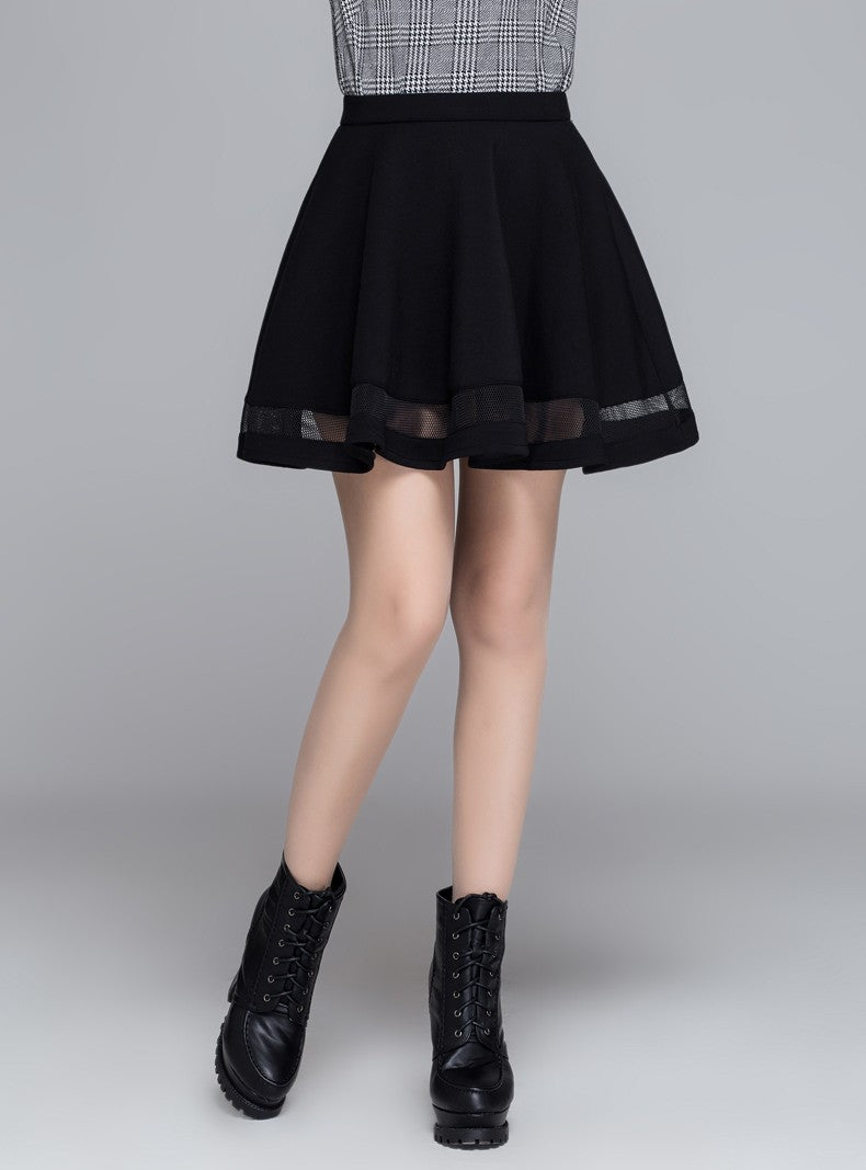 Mini skirt with mesh inserts - SD-style-shop