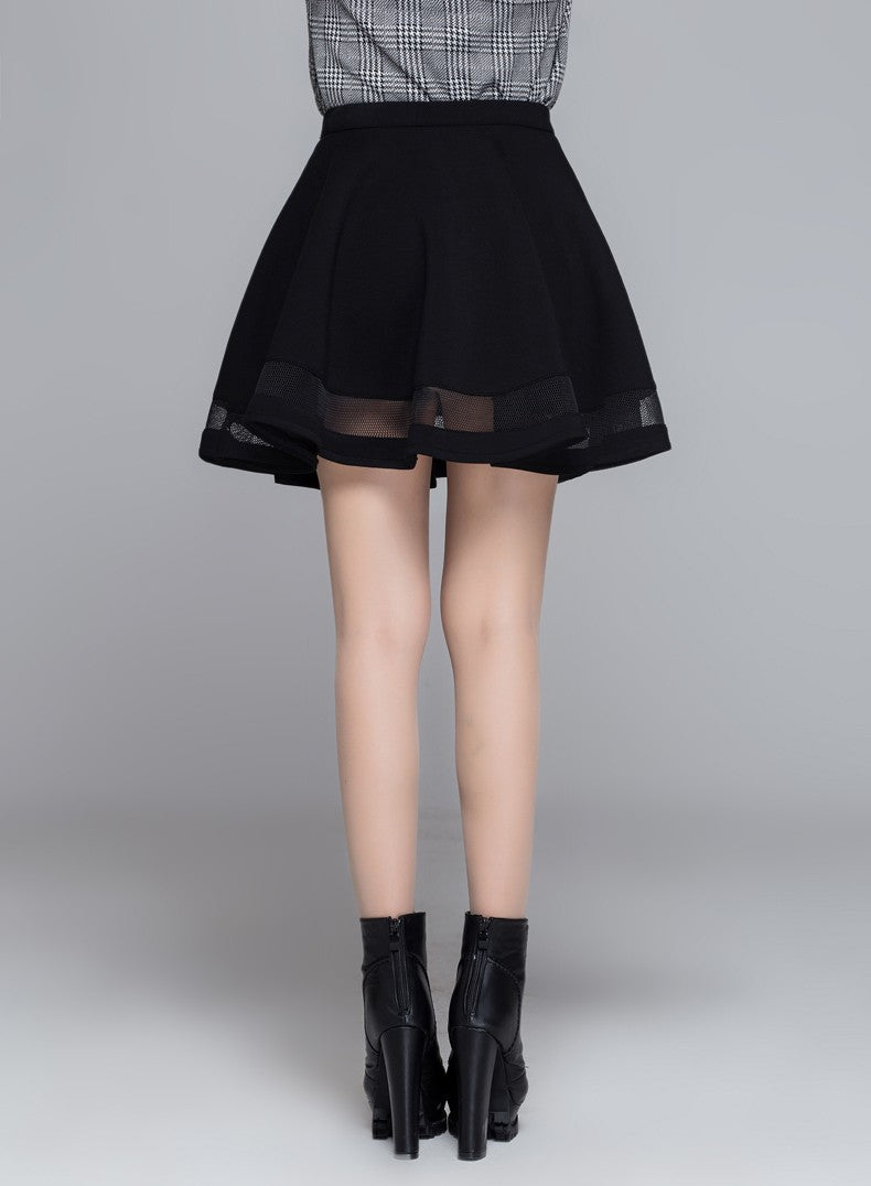 Mini skirt with mesh inserts - SD-style-shop