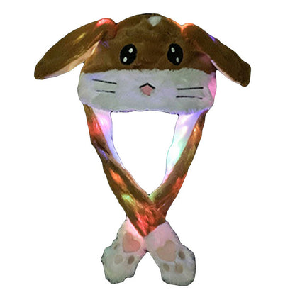 Animal Hat with Moving Plush Ears with light - SD-style-shop