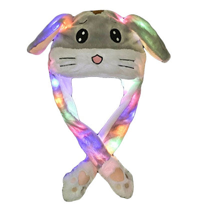 Animal Hat with Moving Plush Ears with light - SD-style-shop