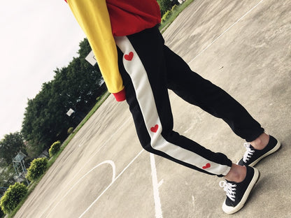 Harajuku pants with hearts - SD-style-shop