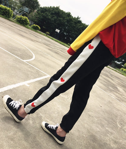 Harajuku pants with hearts - SD-style-shop