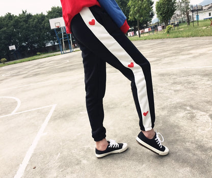 Harajuku pants with hearts - SD-style-shop