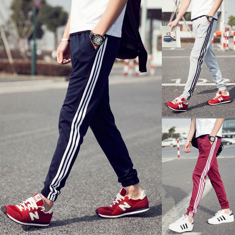 Trackpants with 3 Stripes casual Sweatpants - SD-style-shop