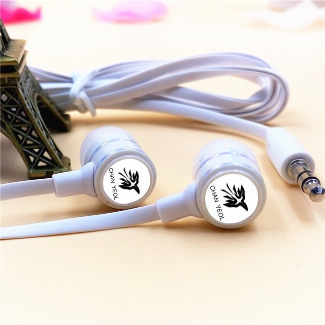 EXO In-ear Earphones 3.5mm Stereo Earbuds Phone Game Headsets for Iphone Samsung MP3 - SD-style-shop