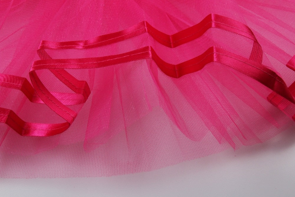 Rainbow Tutu Skirt For Girls.  Pettiskirts Princess Girl Dance Wear - SD-style-shop