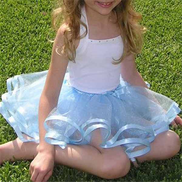 Rainbow Tutu Skirt For Girls.  Pettiskirts Princess Girl Dance Wear - SD-style-shop