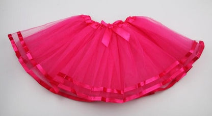 Rainbow Tutu Skirt For Girls.  Pettiskirts Princess Girl Dance Wear - SD-style-shop