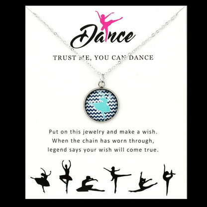Dance Pendant Necklaces Ballerina Gymnast jewelry - SD-style-shop