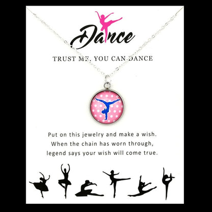 Dance Pendant Necklaces Ballerina Gymnast jewelry - SD-style-shop