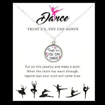 Dance Pendant Necklaces Ballerina Gymnast jewelry - SD-style-shop