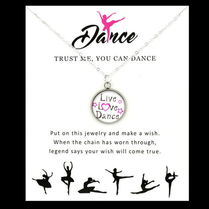 Dance Pendant Necklaces Ballerina Gymnast jewelry - SD-style-shop