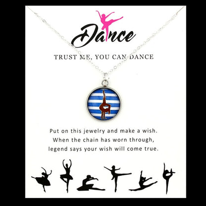 Dance Pendant Necklaces Ballerina Gymnast jewelry - SD-style-shop