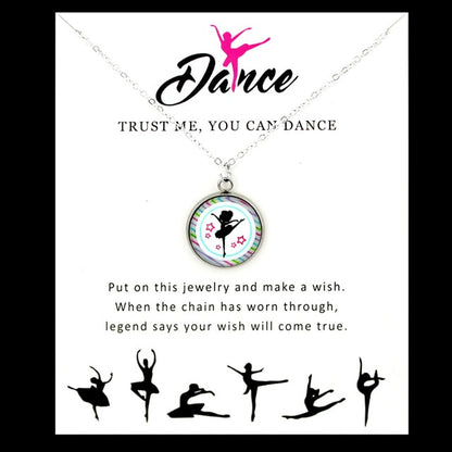 Dance Pendant Necklaces Ballerina Gymnast jewelry - SD-style-shop