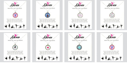 Dance Pendant Necklaces Ballerina Gymnast jewelry - SD-style-shop