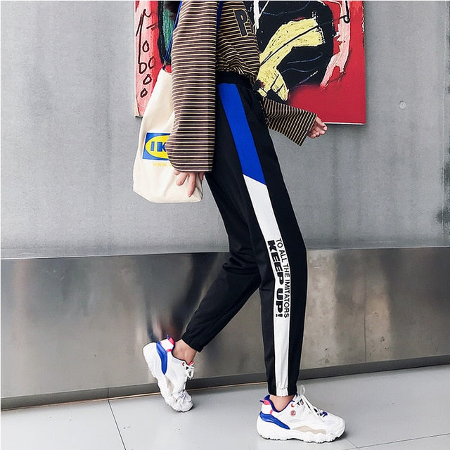 Black Side Striped Sweatpants - SD-style-shop