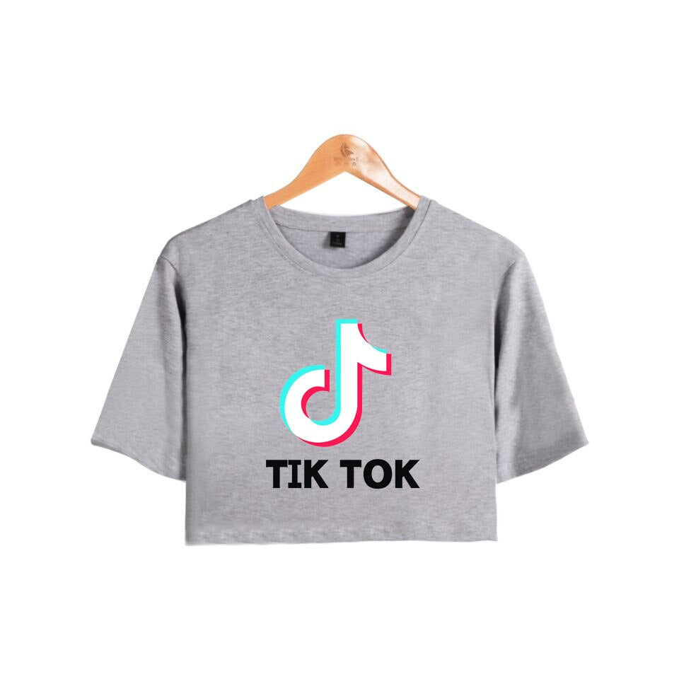 Tiktok croptop cropped tshirt - SD-style-shop