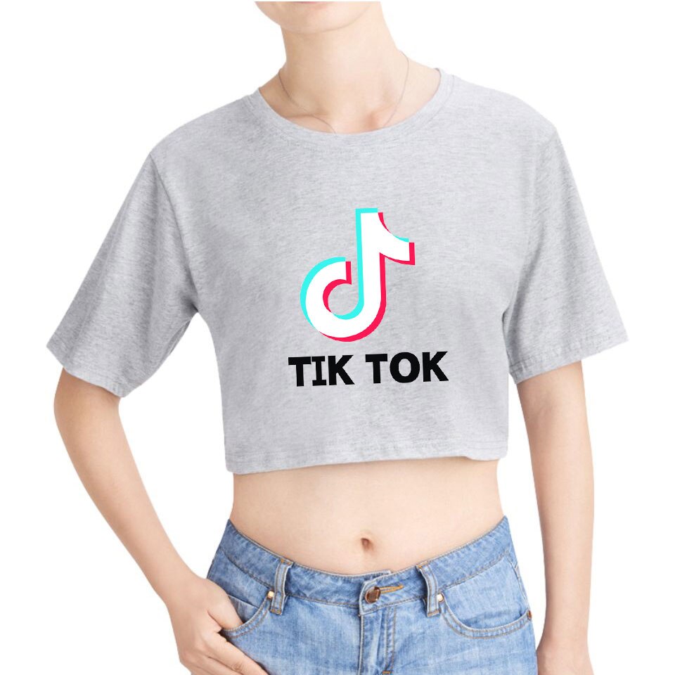 Tiktok croptop cropped tshirt - SD-style-shop