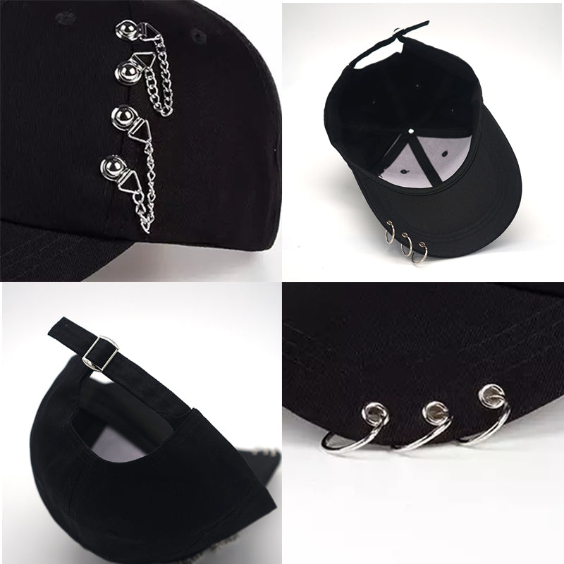 KPOP Cap with Rings - SD-style-shop