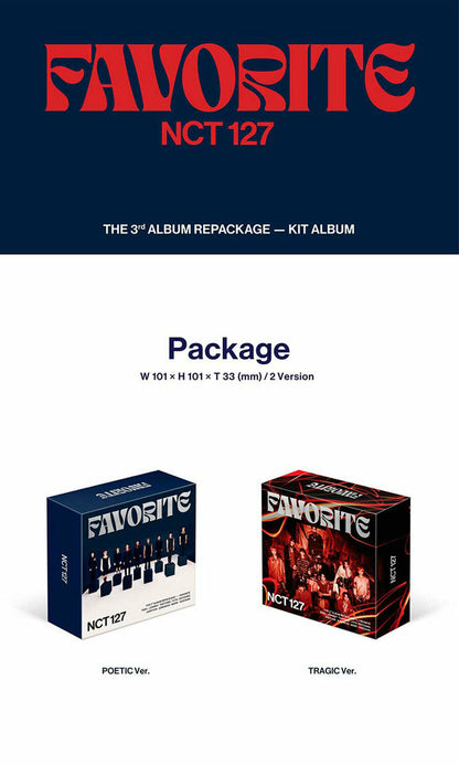 NCT 127 FAVORITE 3rd Repackage Kihno Album - SD-style-shop