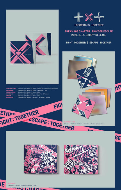 TXT CHAOS CHAPTER:FIGHT OR ESCAPE Album TOGETHER - SD-style-shop
