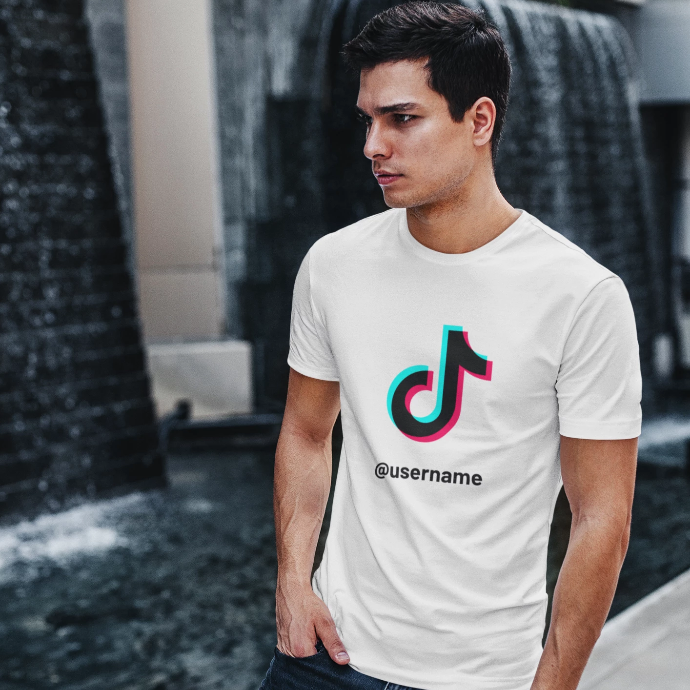 TikTok T-Shirt with custom username - SD-style-shop