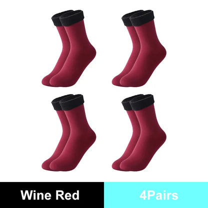 Winter Warm Socks Thick Lined Thermal Socks