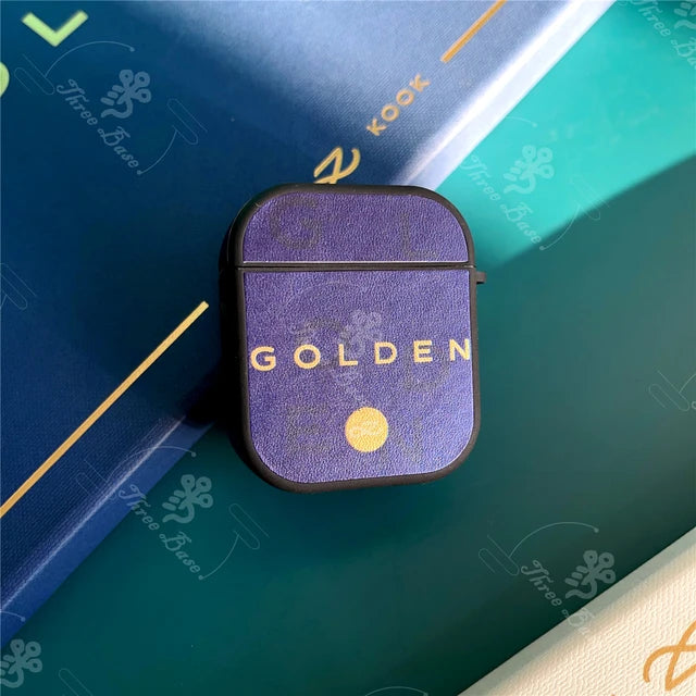 Jungkook Golden Case For AirPods - Keychain