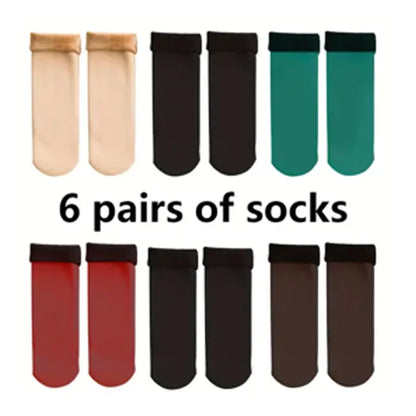 Winter Warm Socks Thick Lined Thermal Socks