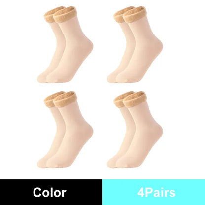 Winter Warm Socks Thick Lined Thermal Socks