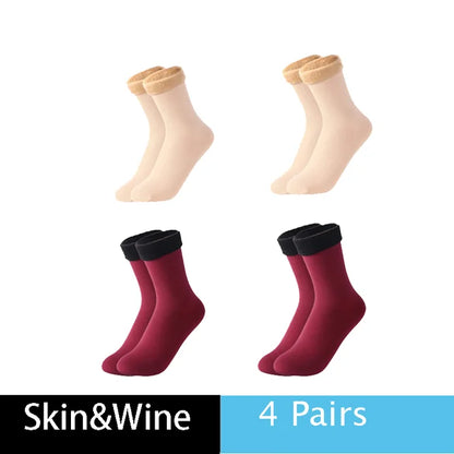 Winter Warm Socks Thick Lined Thermal Socks