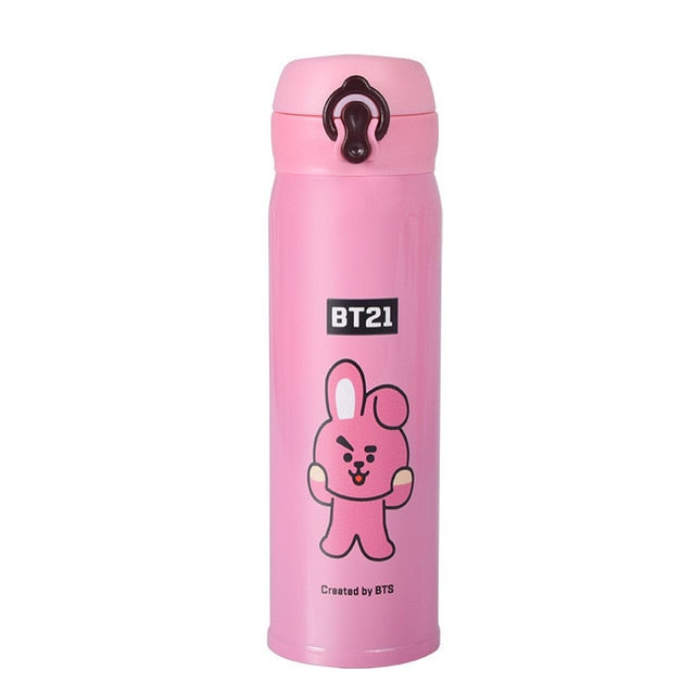 BT21 Thermos Water flask Stainless Steel - SD-style-shop