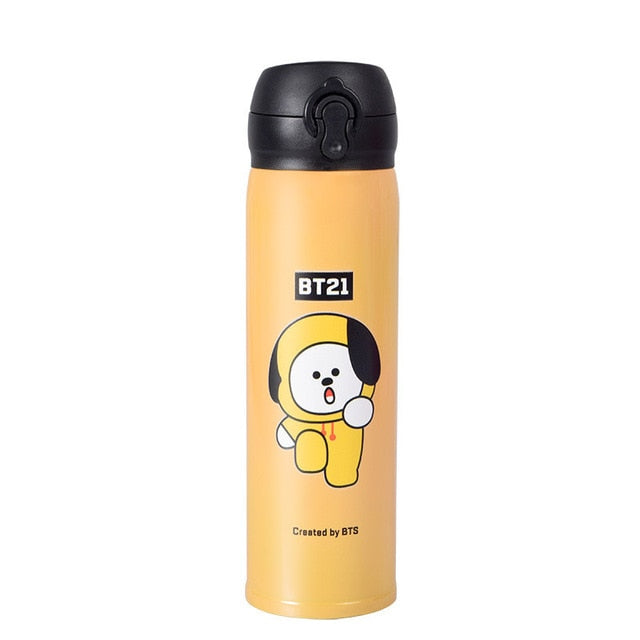 BT21 Thermos Water flask Stainless Steel - SD-style-shop