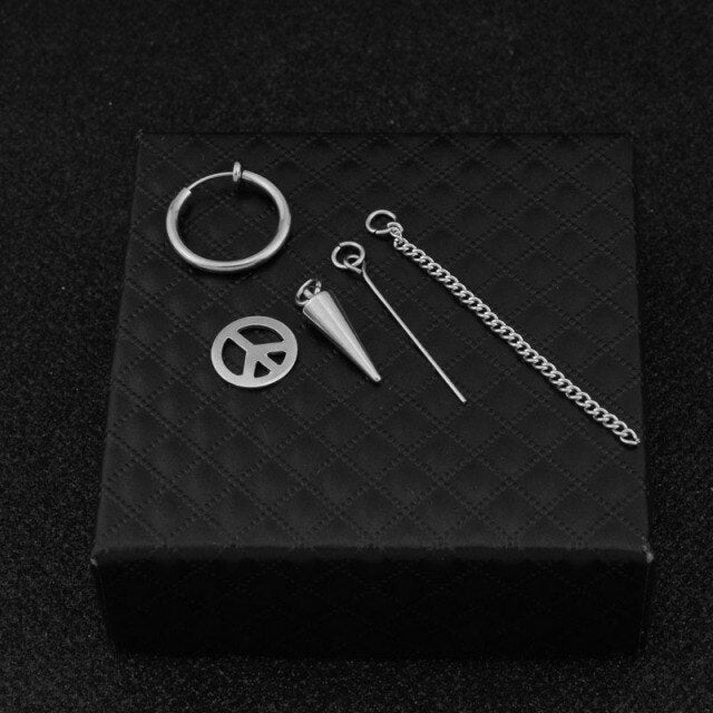 BTS JIMIN's Earrings Stainless Steel - SD-style-shop